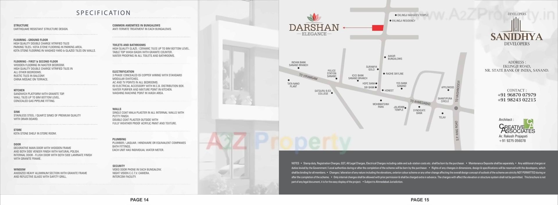  of real estate project Darshan Elegance located at Sanand, Ahmedabad, Gujarat