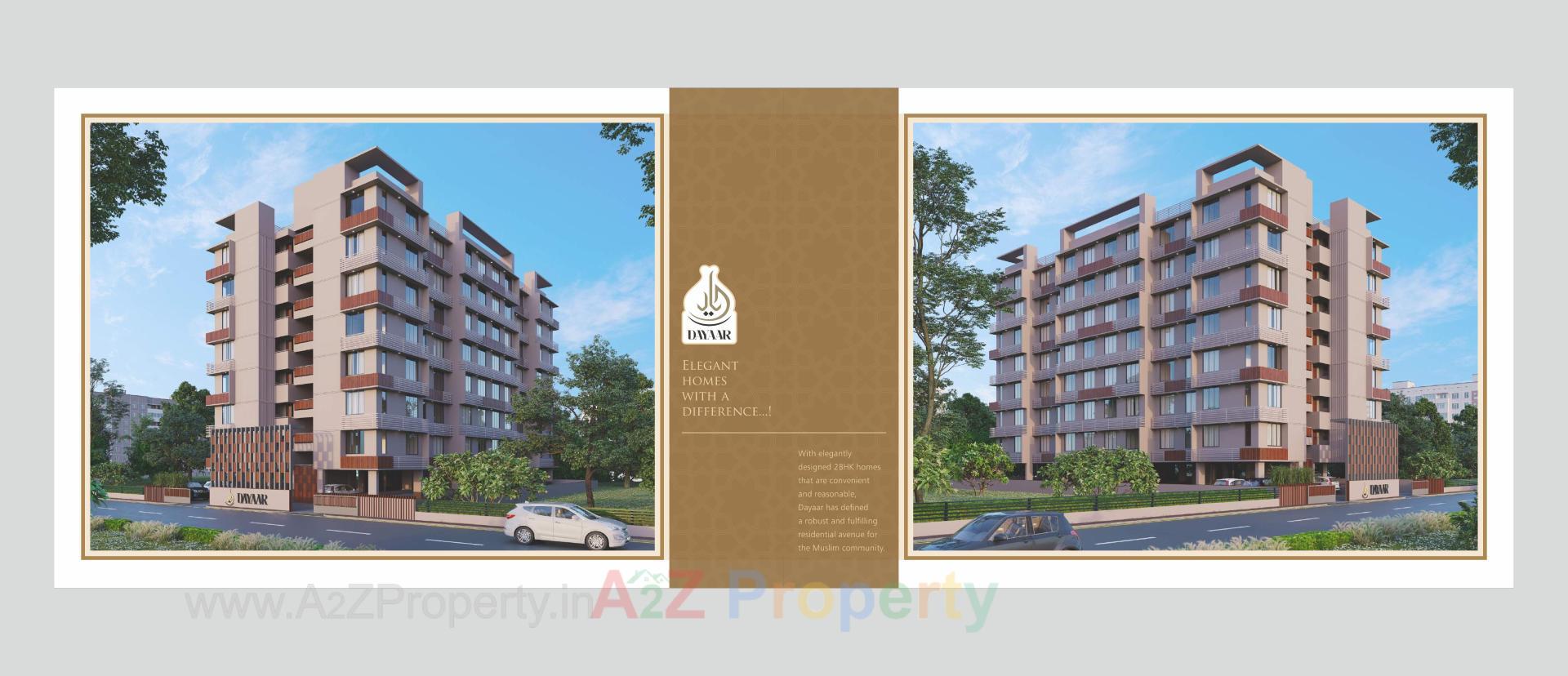 3D Elevation of real estate project Dayaar located at Sarkhej, Ahmedabad, Gujarat