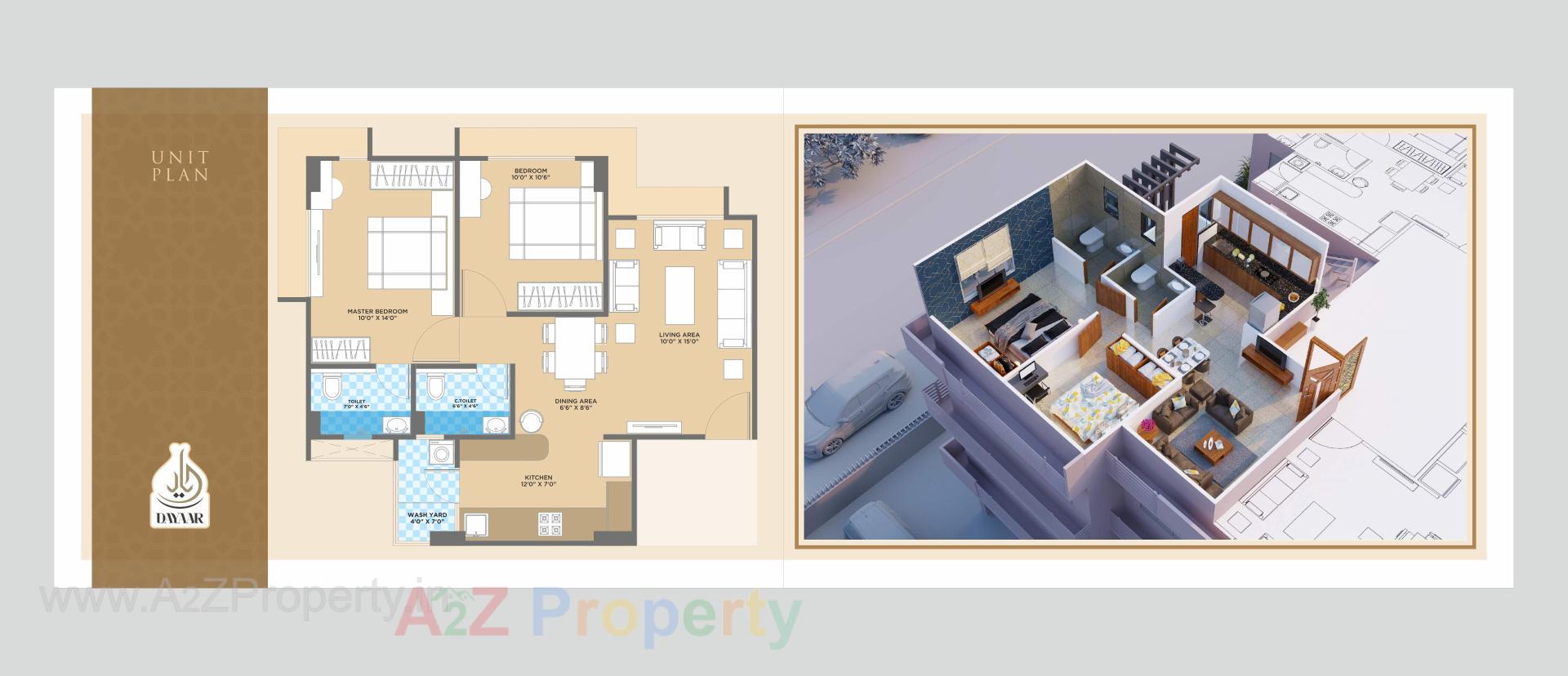 Layout of real estate project Dayaar located at Sarkhej, Ahmedabad, Gujarat