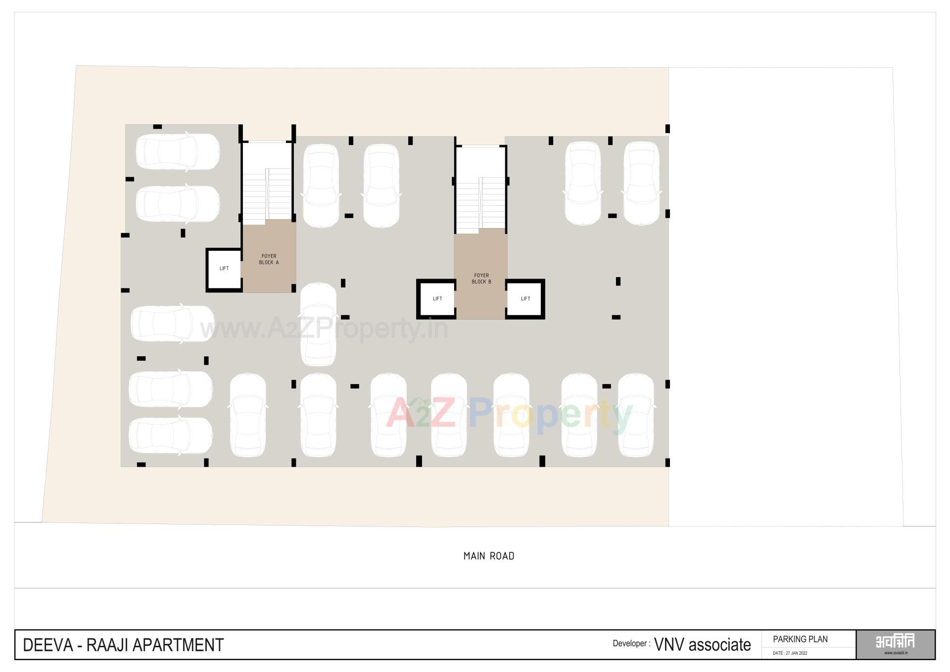 Layout of real estate project Deeva  Raji located at Chhadawad, Ahmedabad, Gujarat