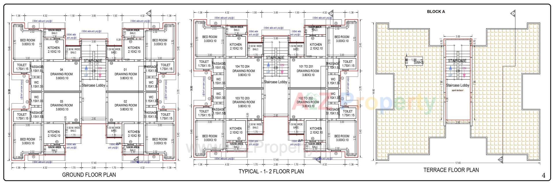 Layout of real estate project Demonstration Housing Project At Ahmedabad located at Hathijan, Ahmedabad, Gujarat