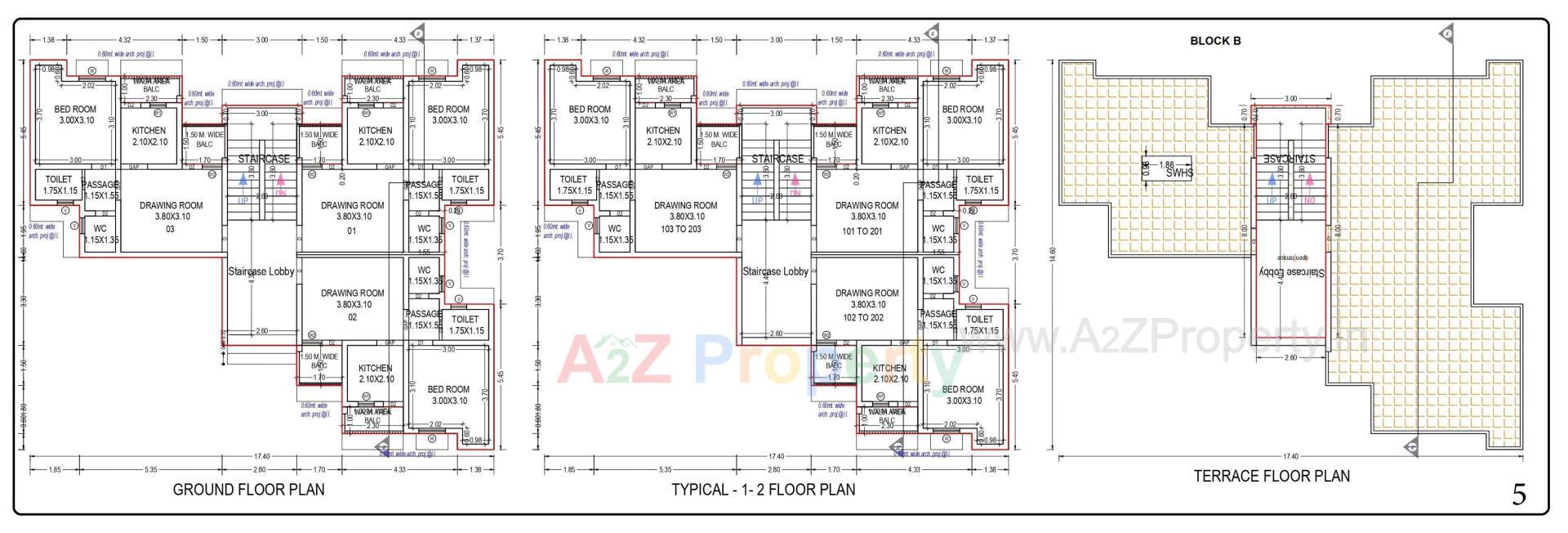 Layout of real estate project Demonstration Housing Project At Ahmedabad located at Hathijan, Ahmedabad, Gujarat