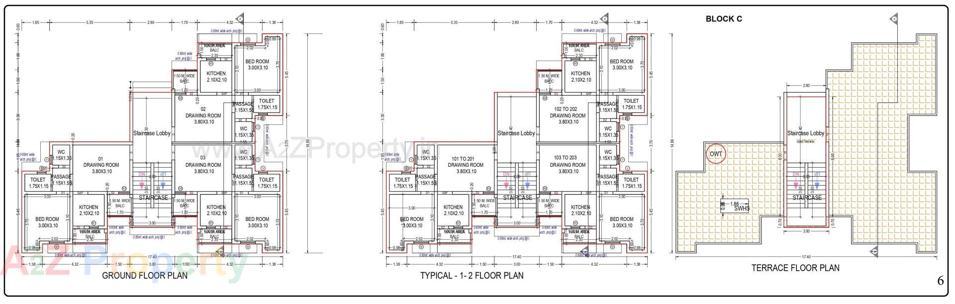 Layout of real estate project Demonstration Housing Project At Ahmedabad located at Hathijan, Ahmedabad, Gujarat