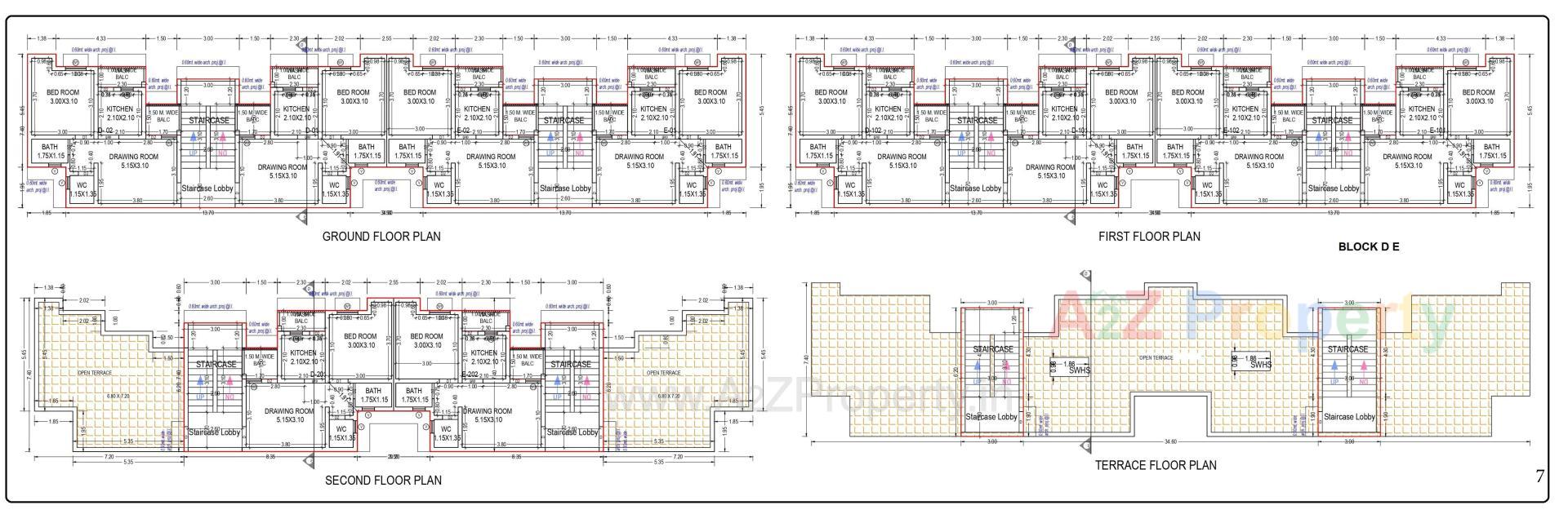 Layout of real estate project Demonstration Housing Project At Ahmedabad located at Hathijan, Ahmedabad, Gujarat