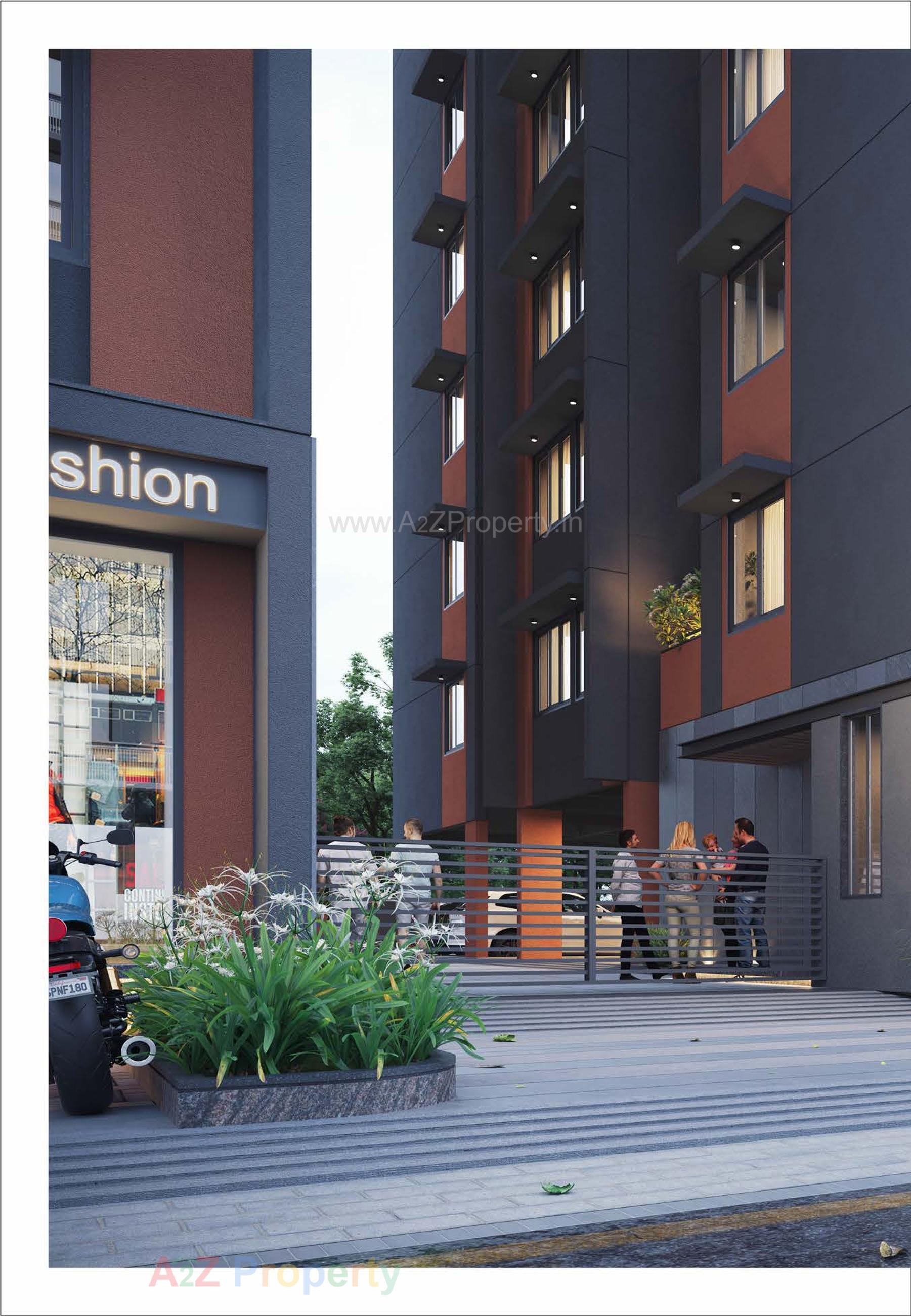 3D Elevation of real estate project Dev located at Vatva, Ahmedabad, Gujarat