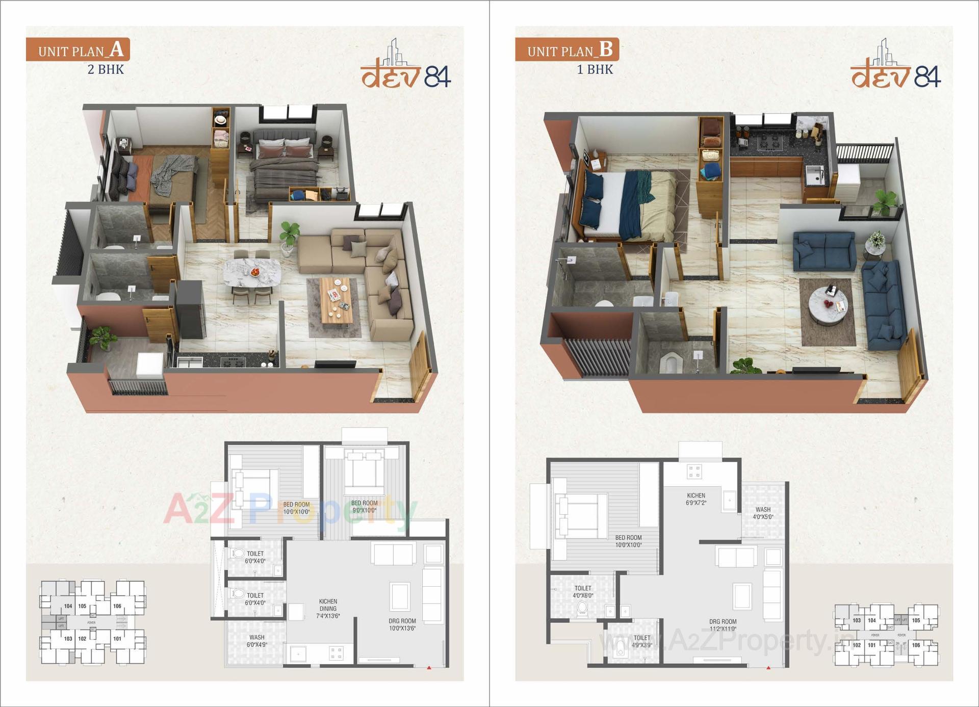 Layout of real estate project Dev located at Vatva, Ahmedabad, Gujarat