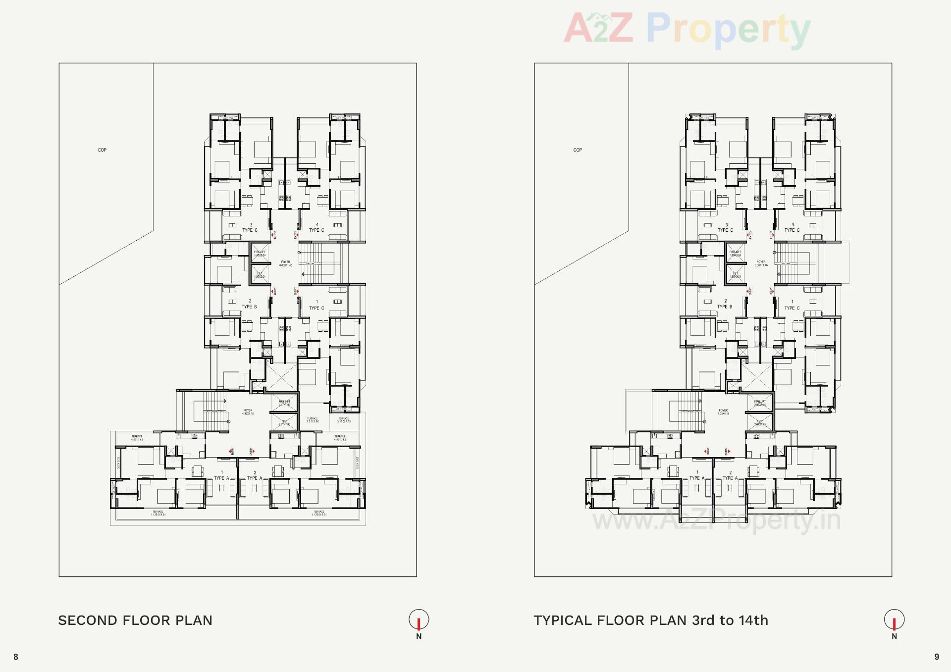 Layout of real estate project Dev Aaradhyam located at Ghuma, Ahmedabad, Gujarat