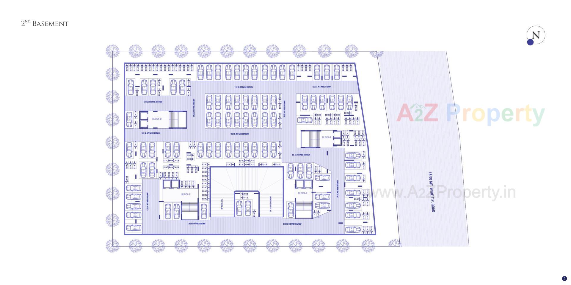 Layout of real estate project Dev Aashish Pride Plus located at Hanspura, Ahmedabad, Gujarat