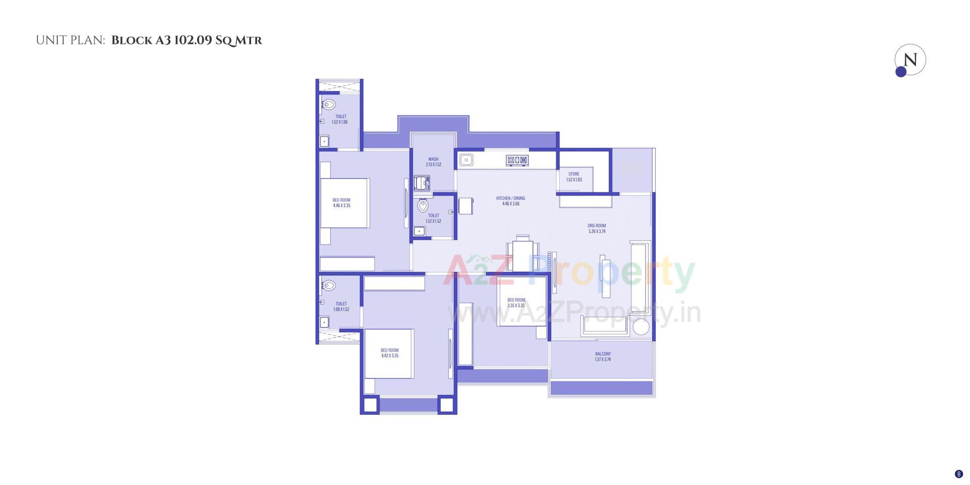 Layout of real estate project Dev Aashish Pride Plus located at Hanspura, Ahmedabad, Gujarat
