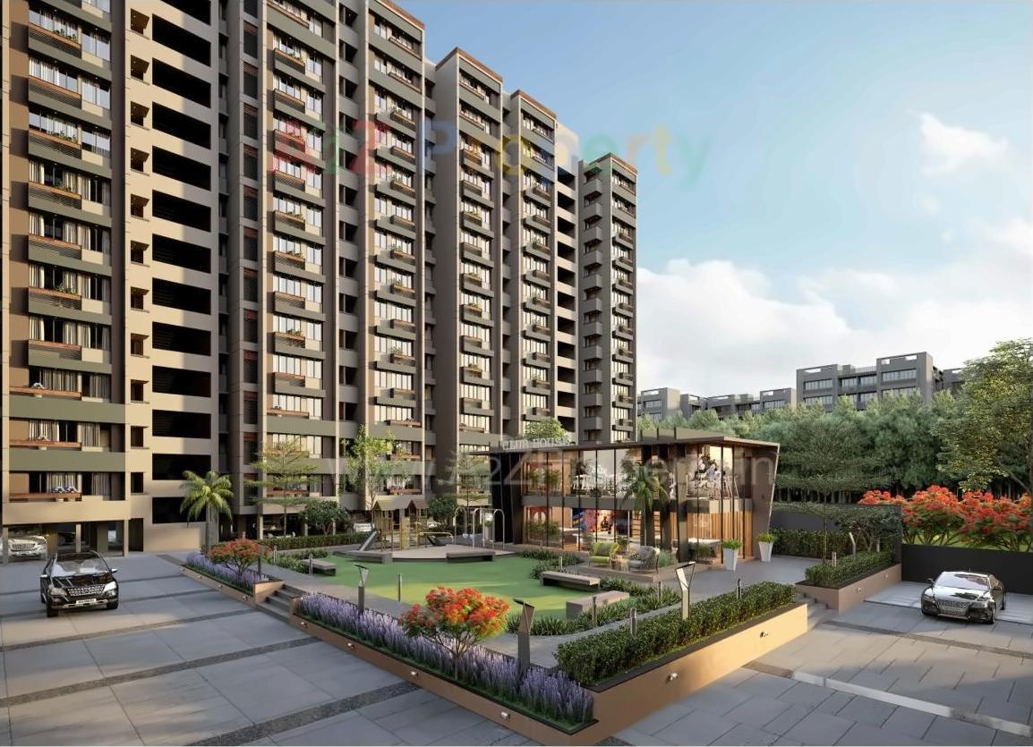 3D Elevation of real estate project Dev Aashish Sky located at Naroda, Ahmedabad, Gujarat