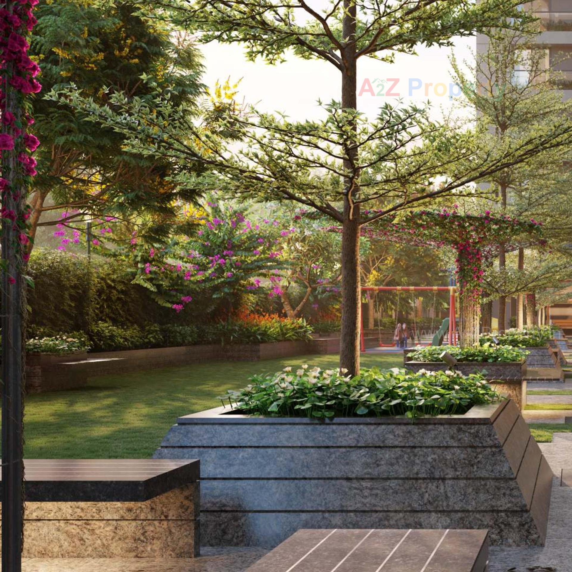 3D Elevation of real estate project Dev Aashish Z Plus located at Hanspura, Ahmedabad, Gujarat