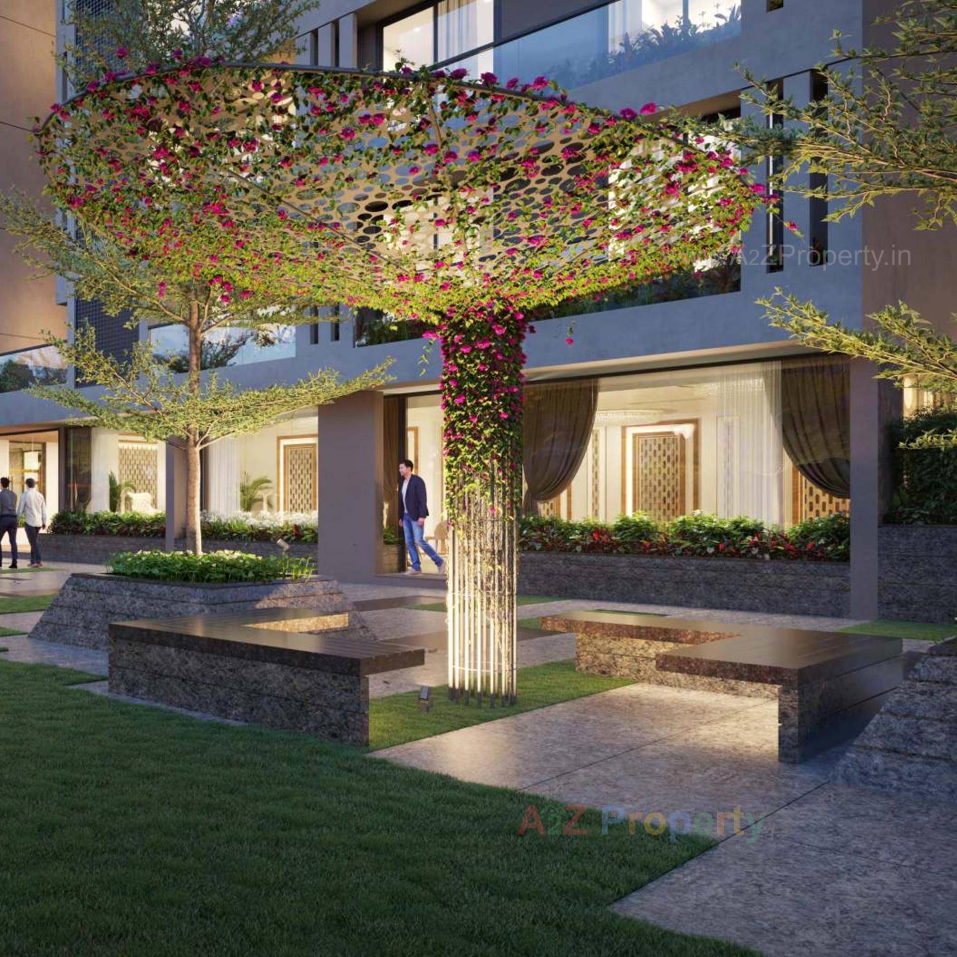 3D Elevation of real estate project Dev Aashish Z Plus located at Hanspura, Ahmedabad, Gujarat