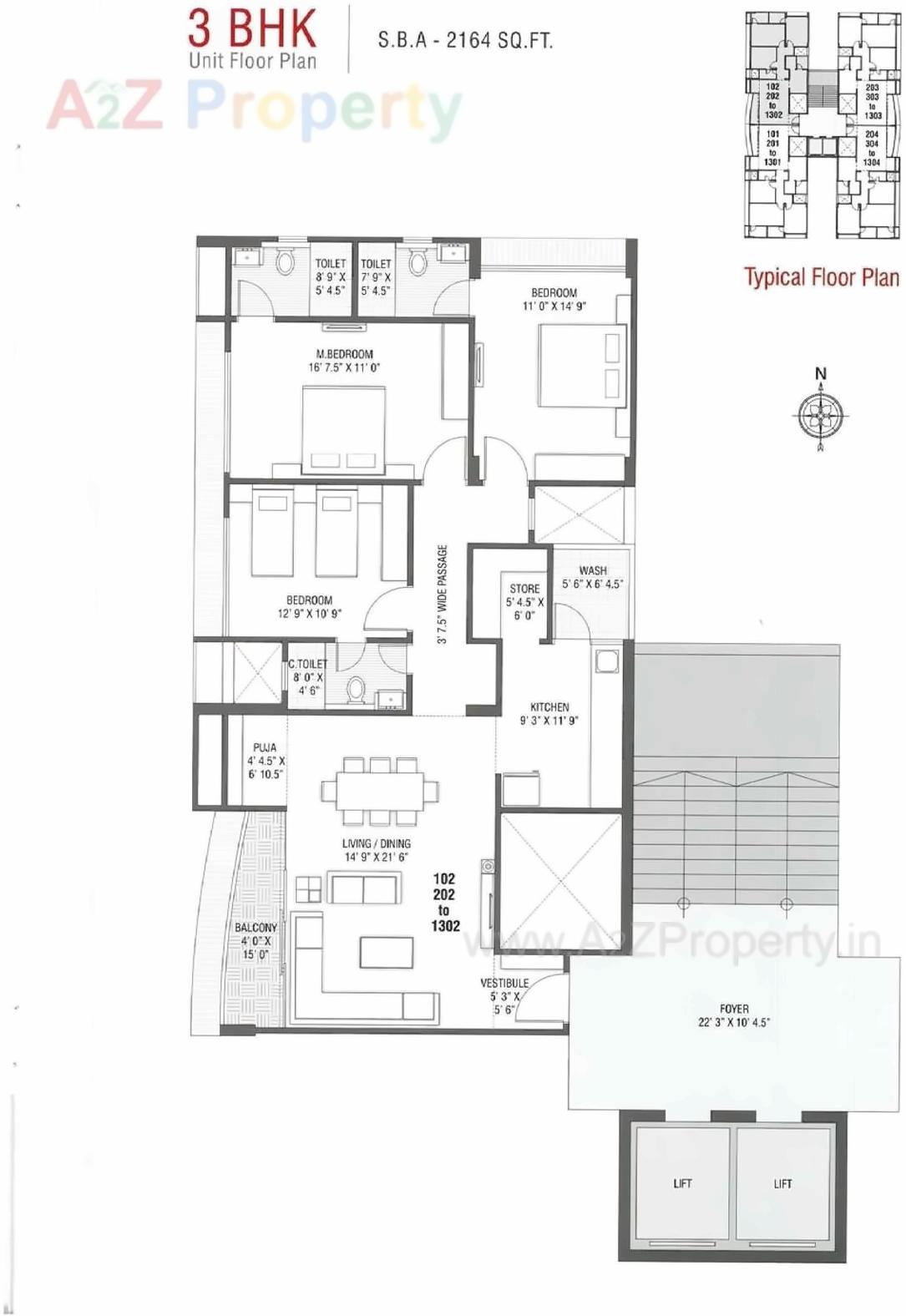 Layout of real estate project Dev Atelier located at Vejalpur, Ahmedabad, Gujarat