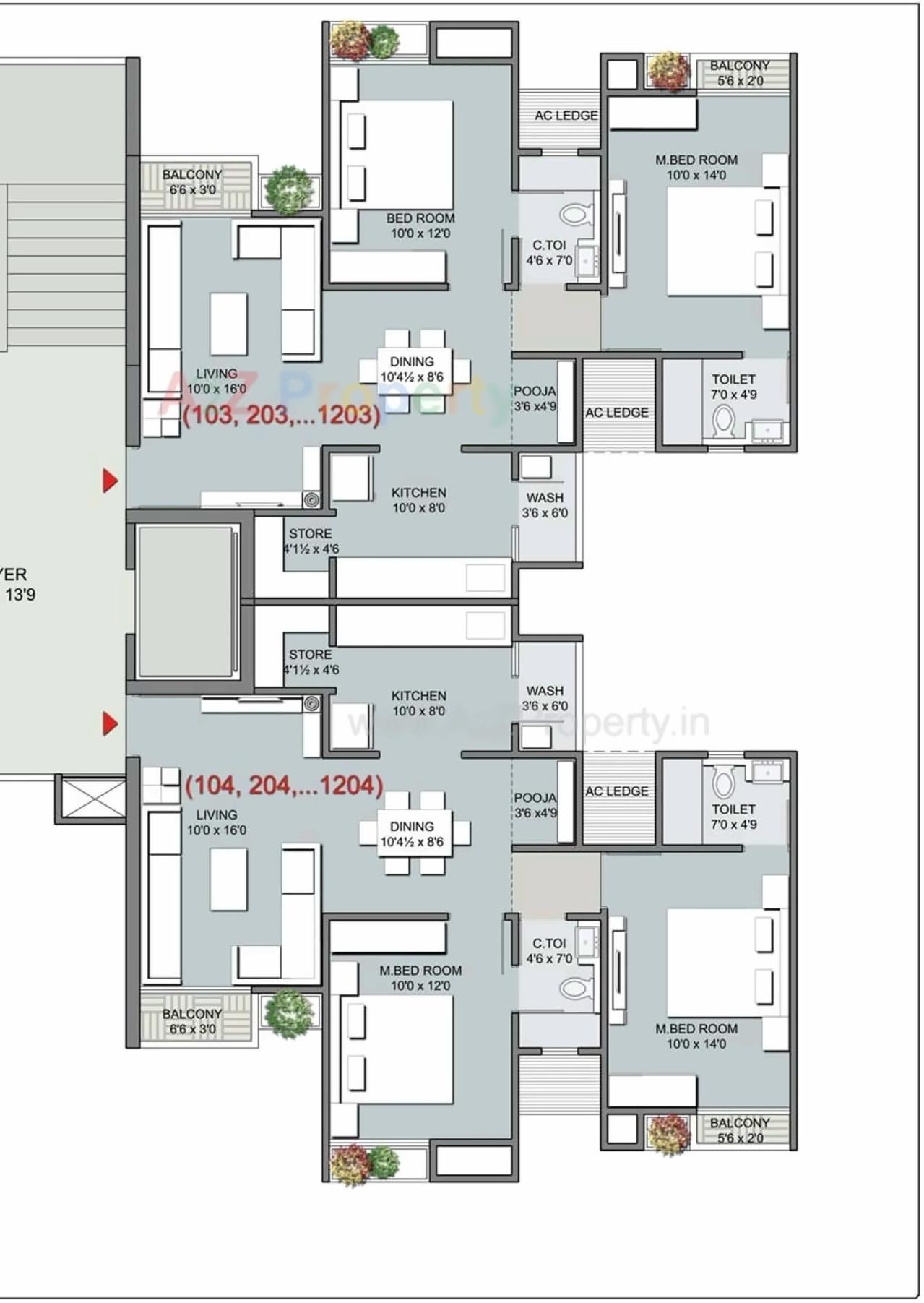 Layout of real estate project Dev Aurum located at Vejalpur, Ahmedabad, Gujarat