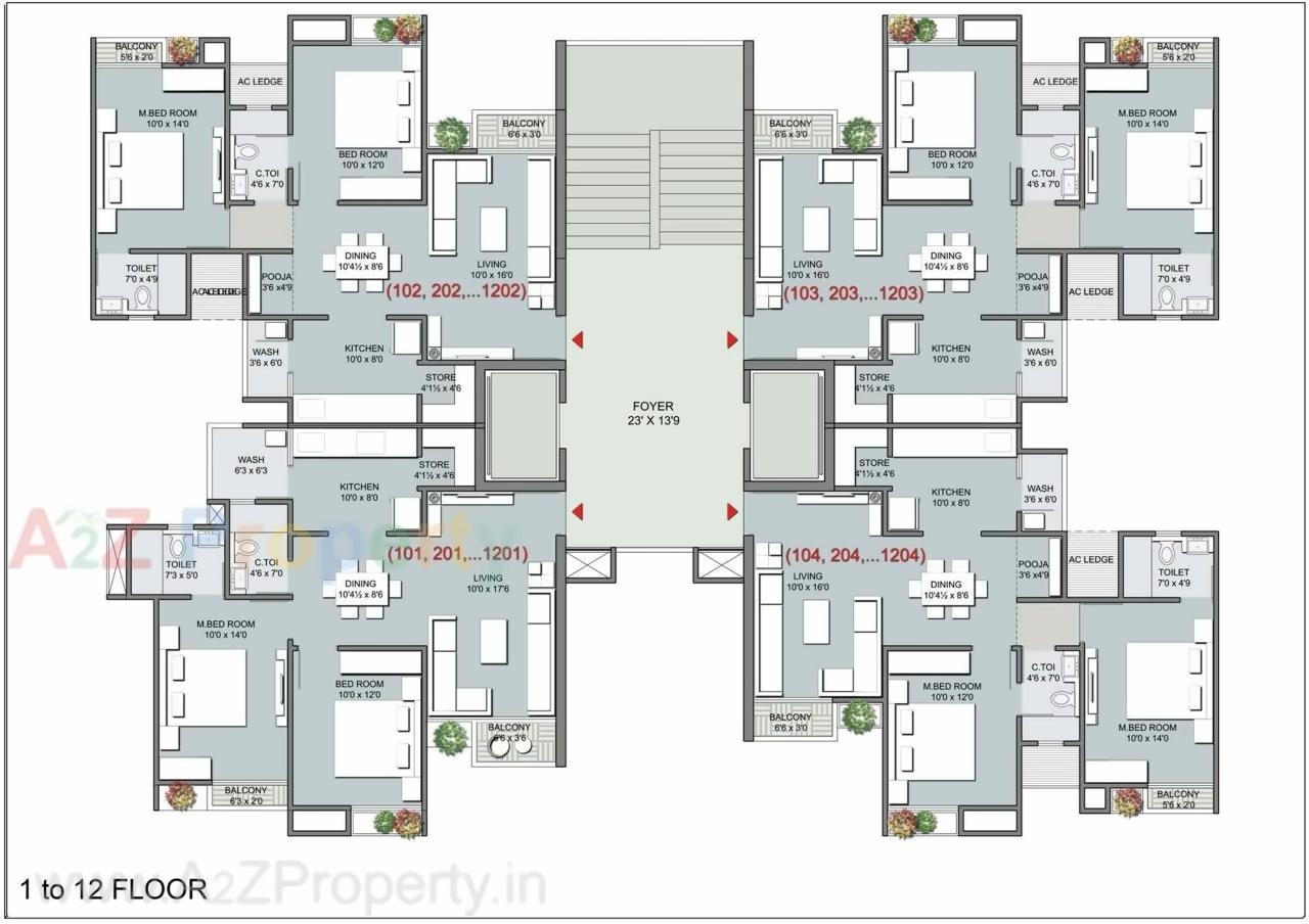 Layout of real estate project Dev Aurum located at Vejalpur, Ahmedabad, Gujarat