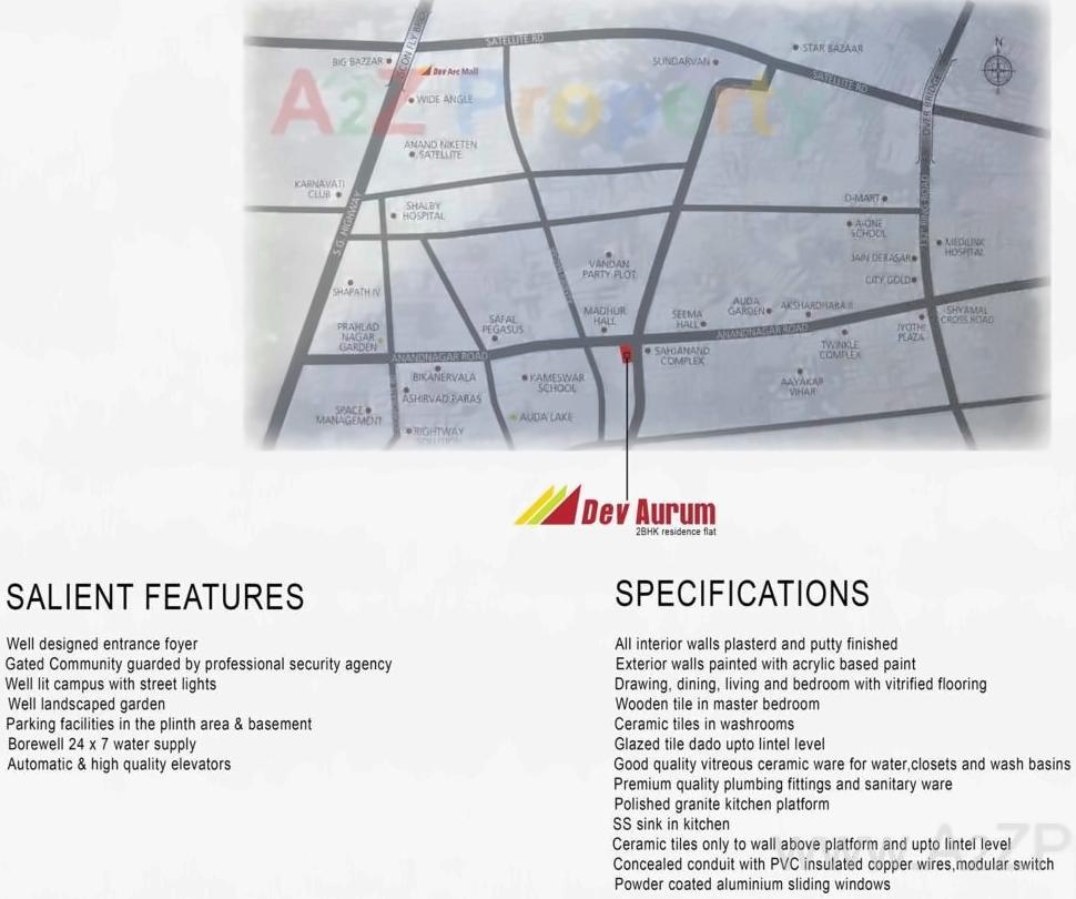  of real estate project Dev Aurum located at Vejalpur, Ahmedabad, Gujarat