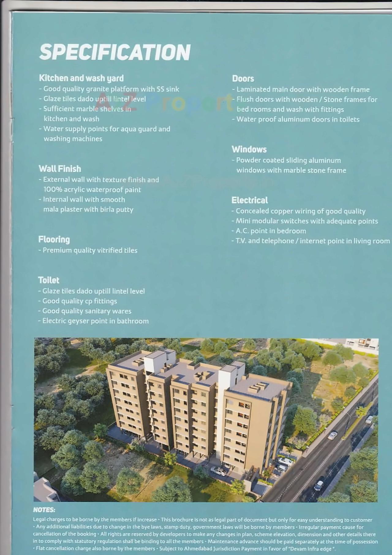  of real estate project Dev Ganesh Apartments located at Chenpur, Ahmedabad, Gujarat