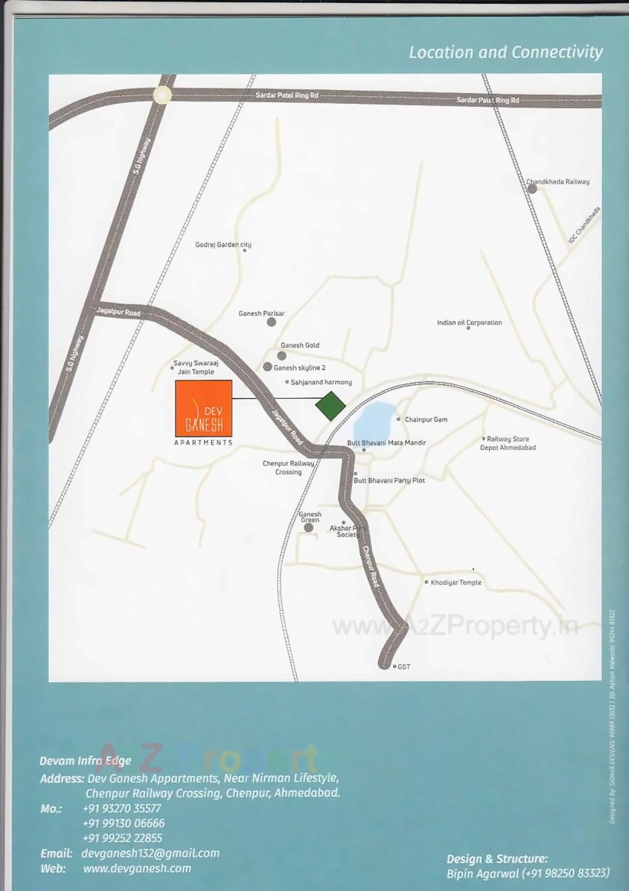  of real estate project Dev Ganesh Apartments located at Chenpur, Ahmedabad, Gujarat
