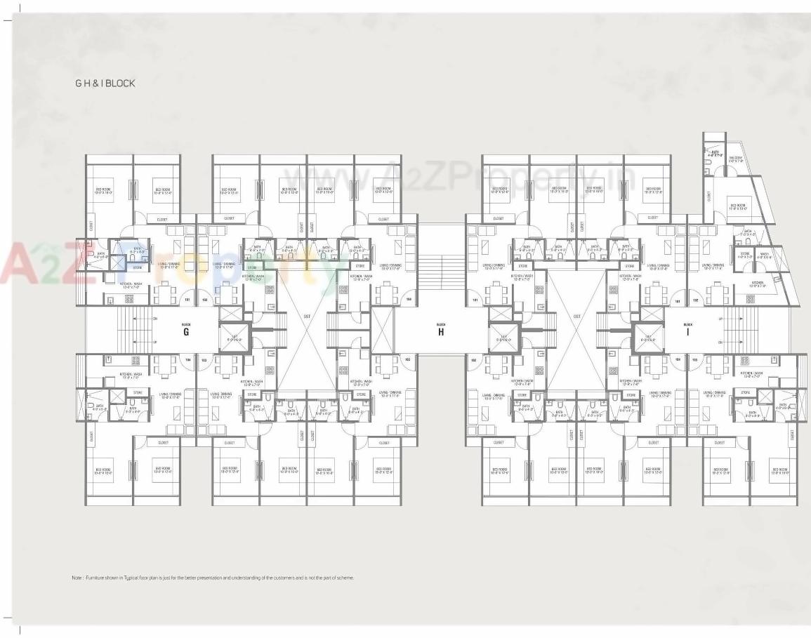Layout of real estate project Dev Home Town located at Ahmedabad, Ahmedabad, Gujarat