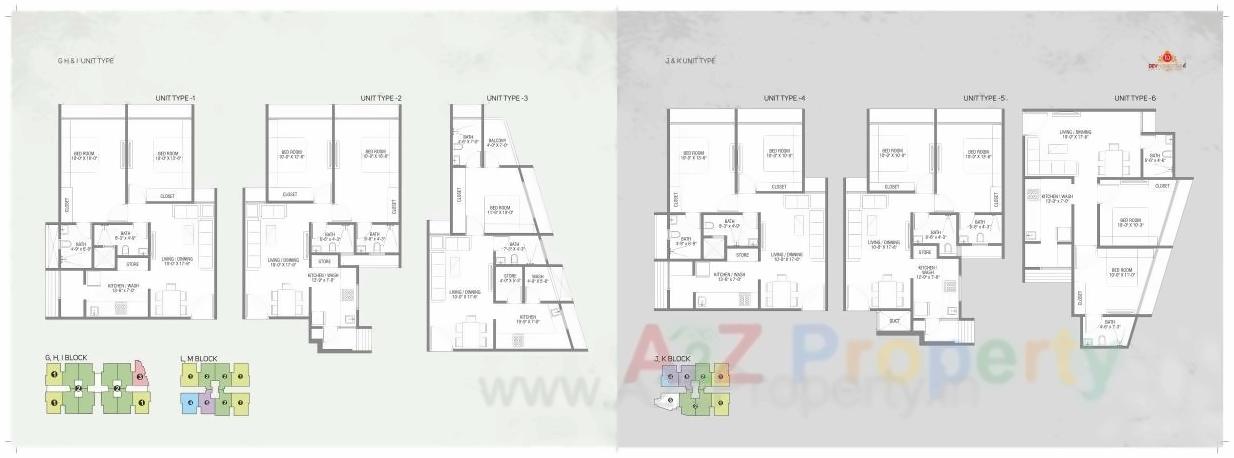 Layout of real estate project Dev Home Town located at Ahmedabad, Ahmedabad, Gujarat
