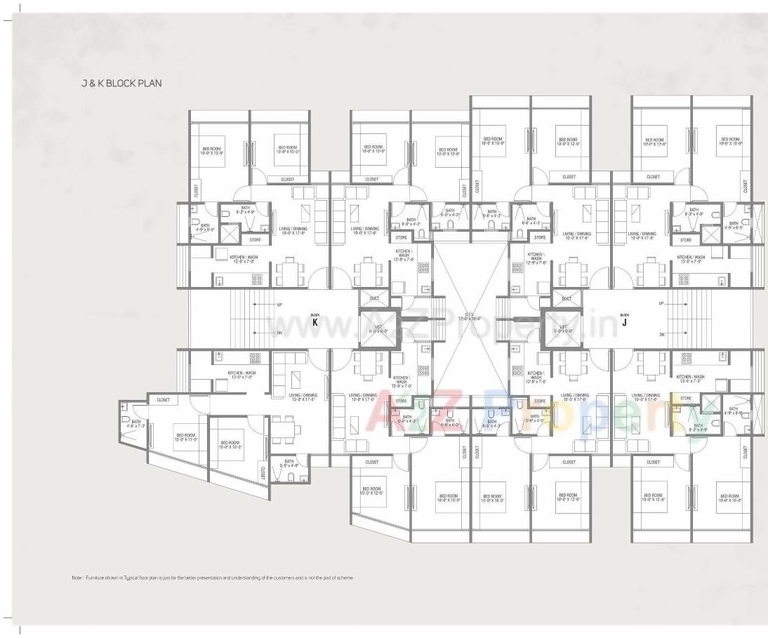 Layout of real estate project Dev Home Town located at Ahmedabad, Ahmedabad, Gujarat