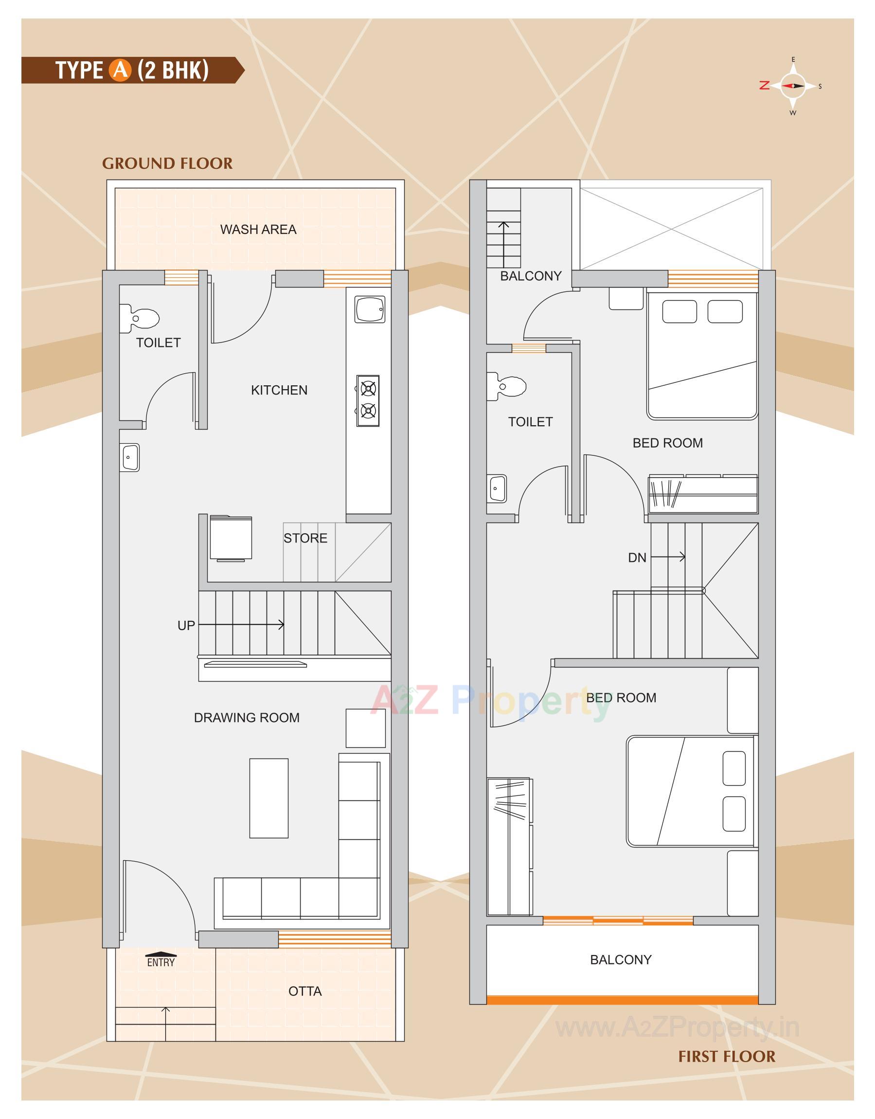 Layout of real estate project Dev Kutir located at Bavla, Ahmedabad, Gujarat