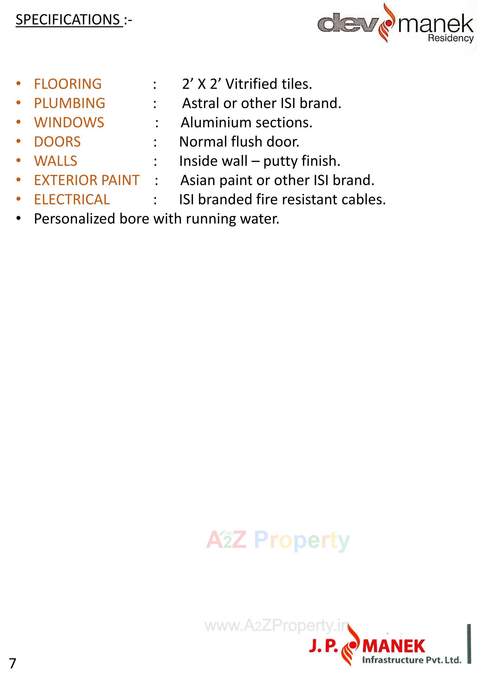  of real estate project Dev Manek Residency located at Vatva, Ahmedabad, Gujarat