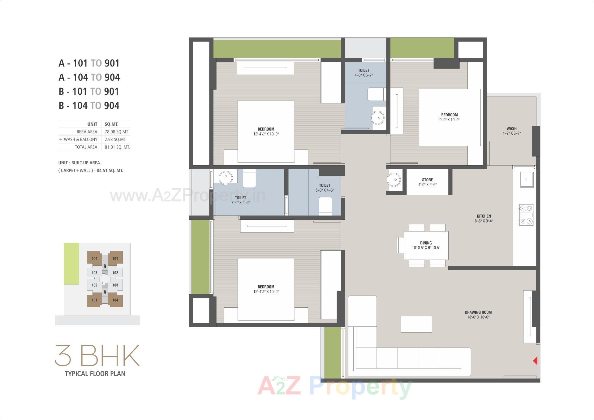 Layout of real estate project Dev Param located at Zundal, Ahmedabad, Gujarat