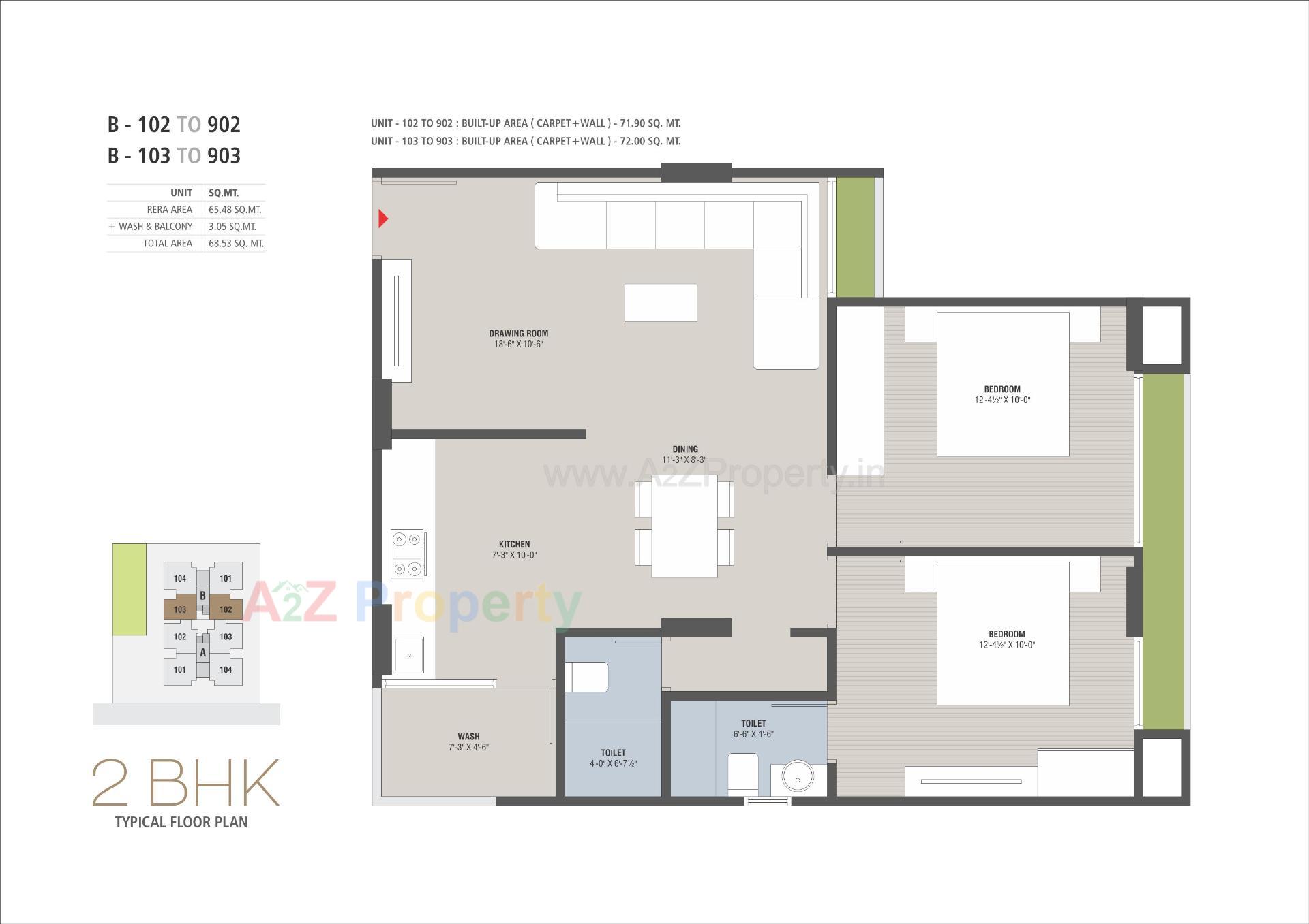 Layout of real estate project Dev Param located at Zundal, Ahmedabad, Gujarat
