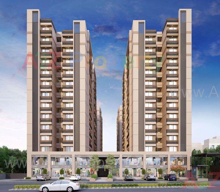 0005 of real estate project Dev Parijat located at Khodiyar, Ahmedabad, Gujarat