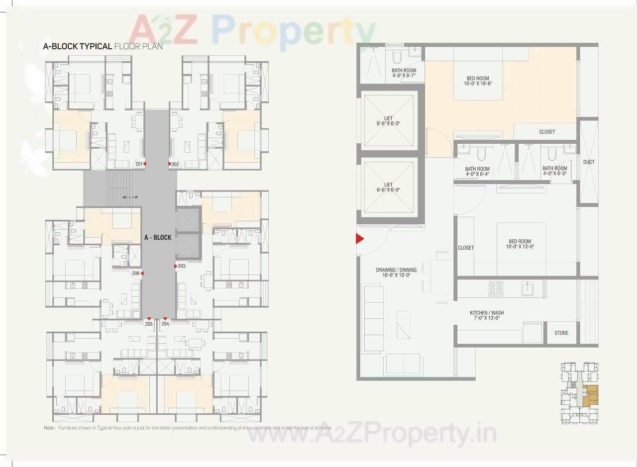 Layout of real estate project Dev Residency located at Tragad, Ahmedabad, Gujarat