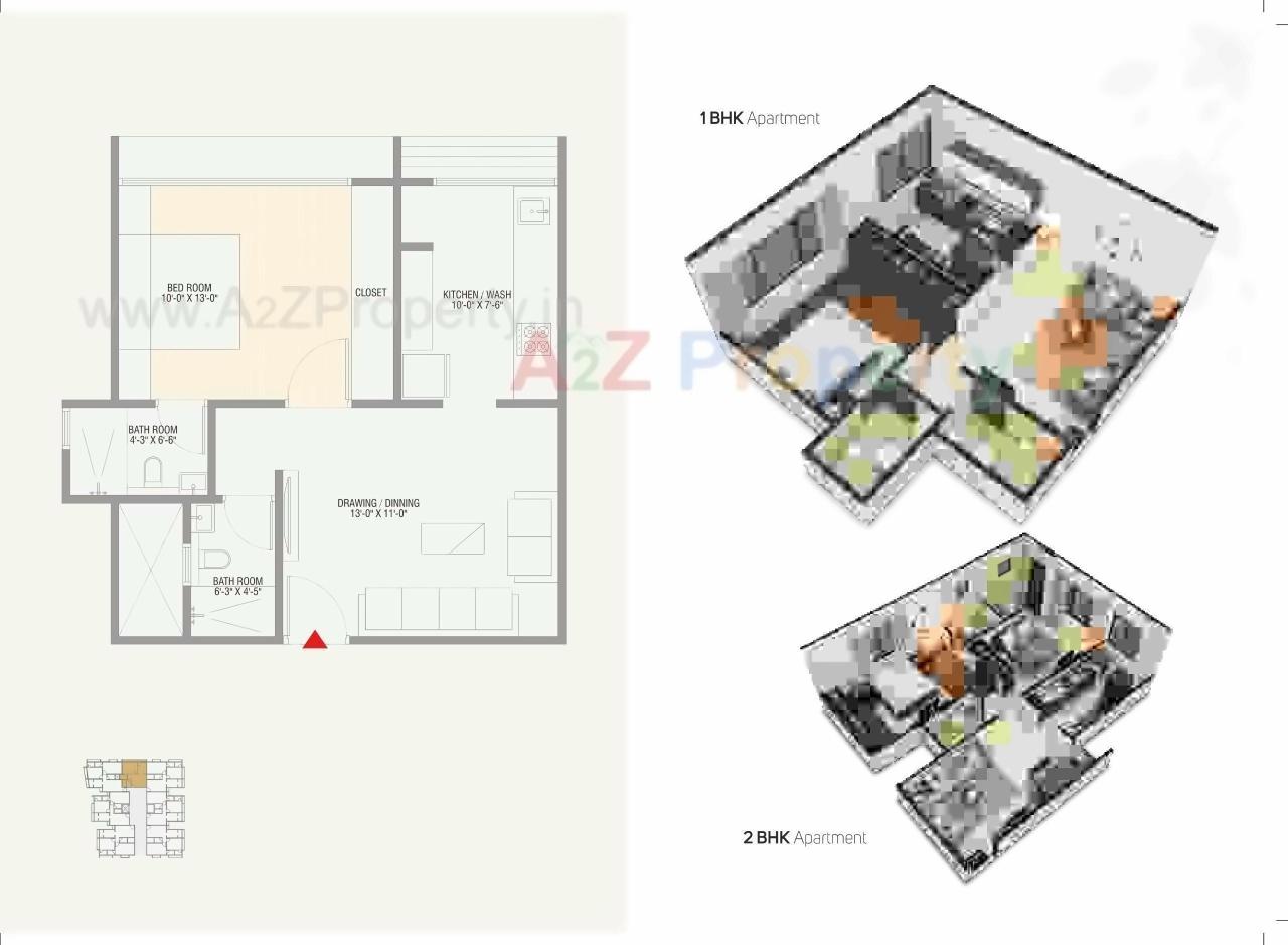 Layout of real estate project Dev Residency located at Tragad, Ahmedabad, Gujarat