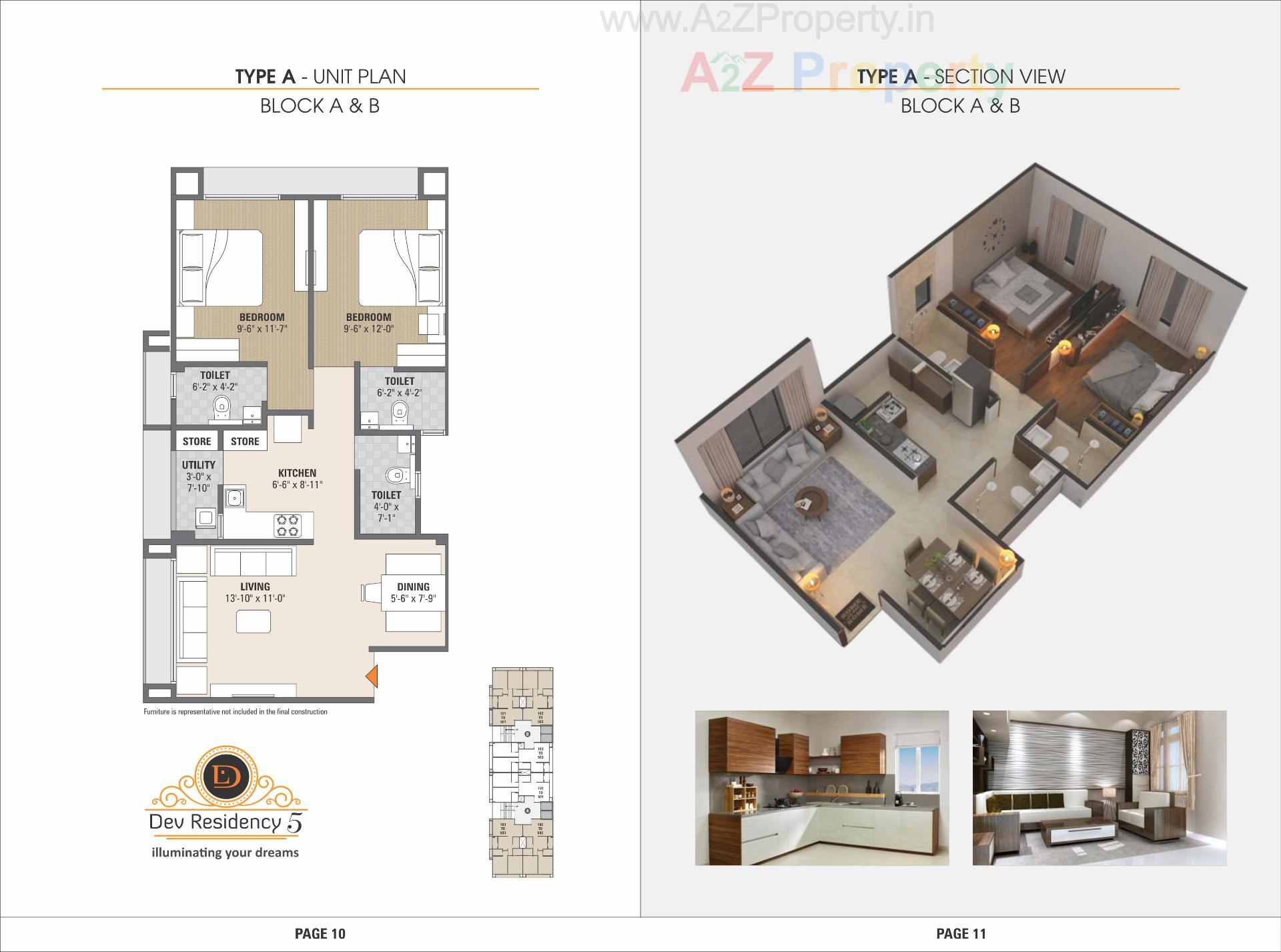 Layout of real estate project Dev Residency located at Ahmedabad, Ahmedabad, Gujarat