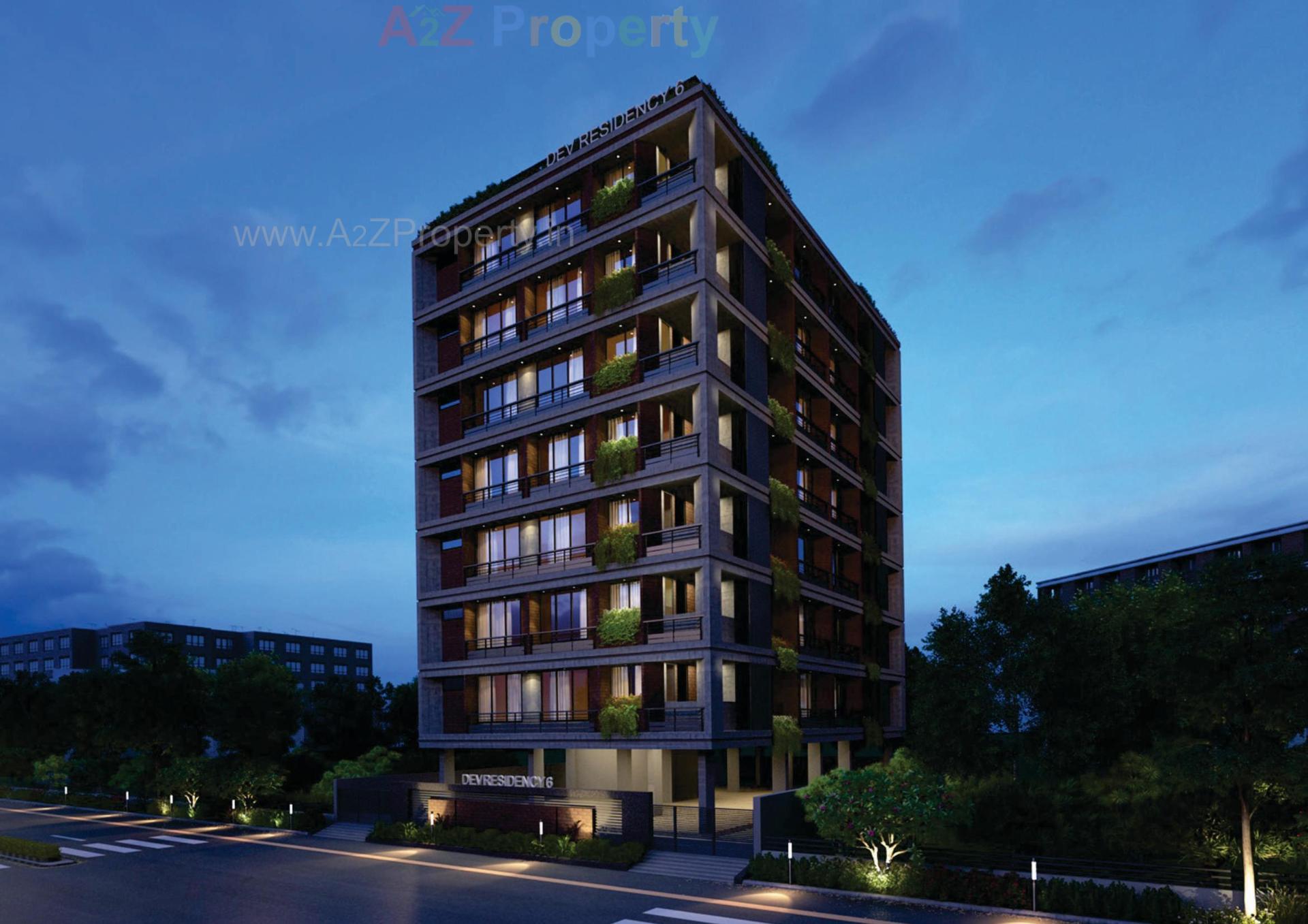 3D Elevation of real estate project Dev Residency located at Ahmedabad, Ahmedabad, Gujarat