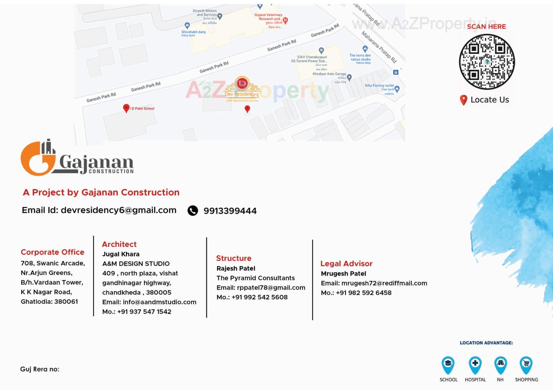  of real estate project Dev Residency located at Ahmedabad, Ahmedabad, Gujarat