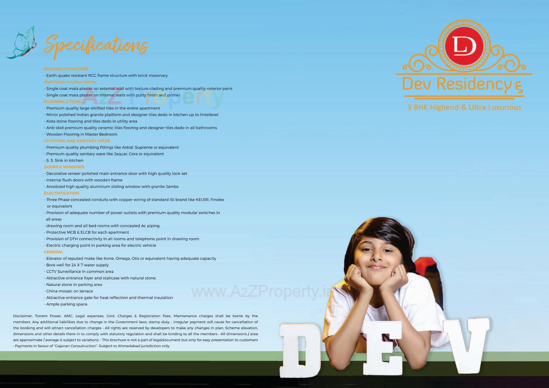  of real estate project Dev Residency located at Ahmedabad, Ahmedabad, Gujarat