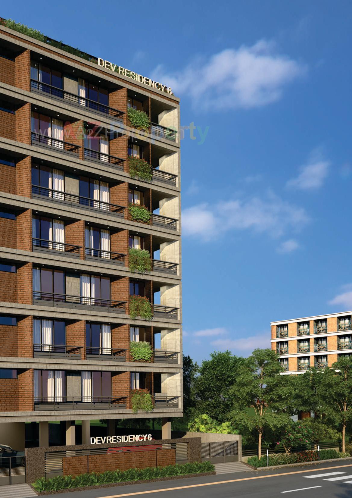 3D Elevation of real estate project Dev Residency located at Ahmedabad, Ahmedabad, Gujarat