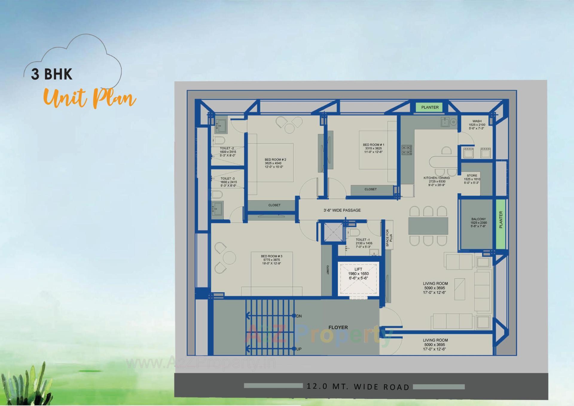 Layout of real estate project Dev Residency located at Ahmedabad, Ahmedabad, Gujarat