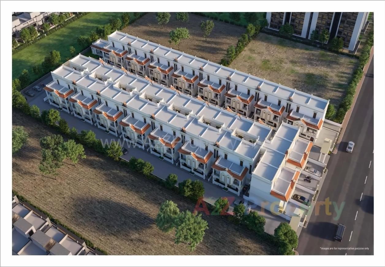 3D Elevation of real estate project Dev Vatika located at Ahmedabad, Ahmedabad, Gujarat