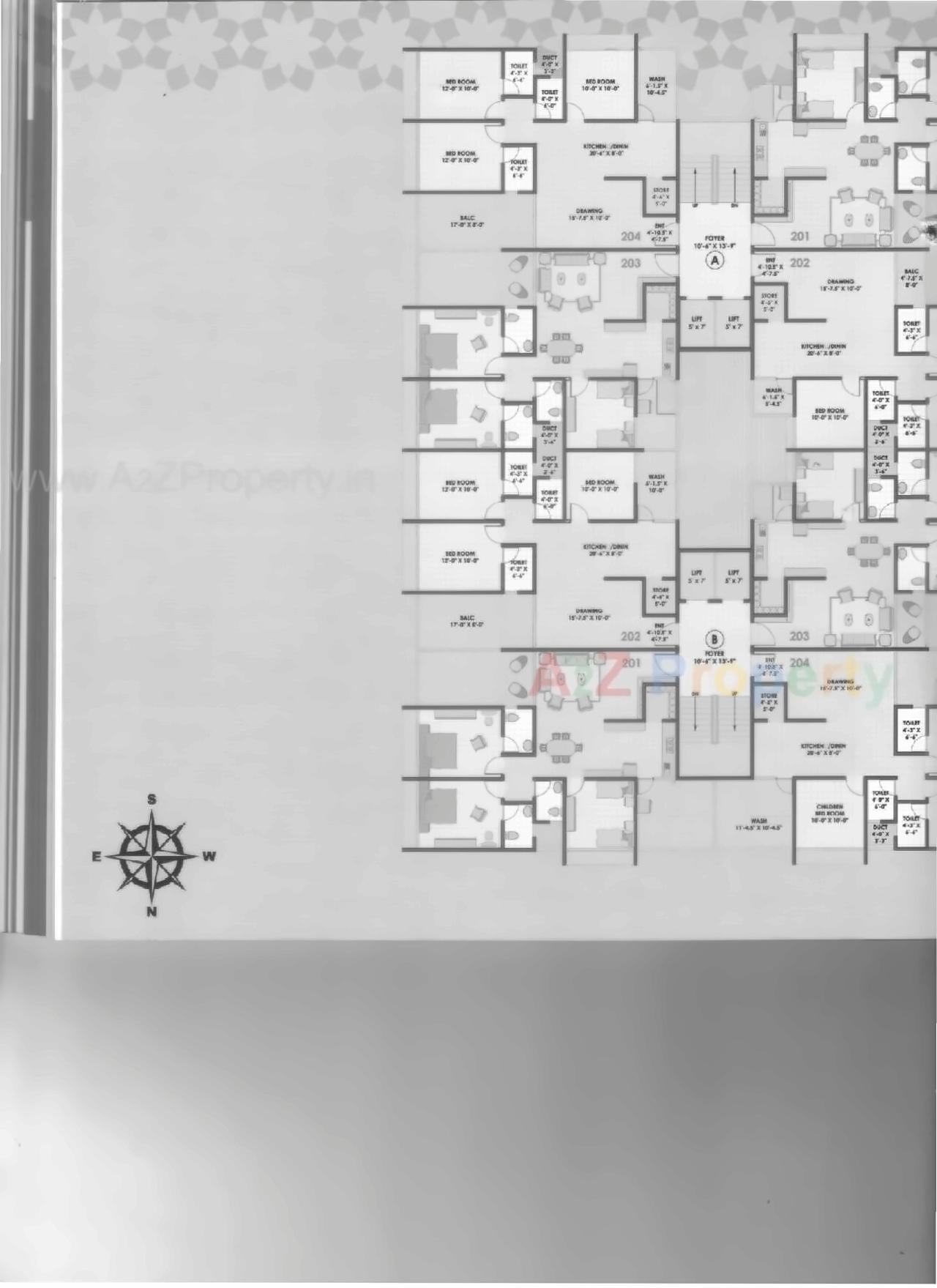 Layout of real estate project Deval Gurukrupa located at Chandlodiya, Ahmedabad, Gujarat