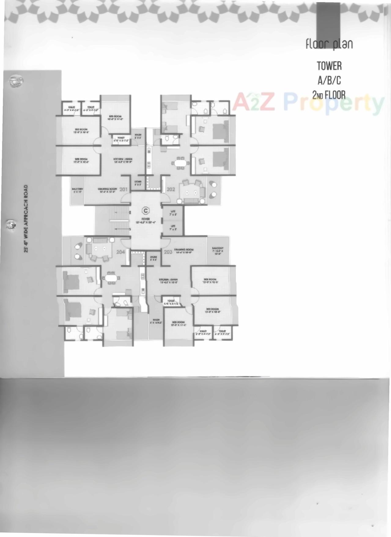 Layout of real estate project Deval Gurukrupa located at Chandlodiya, Ahmedabad, Gujarat