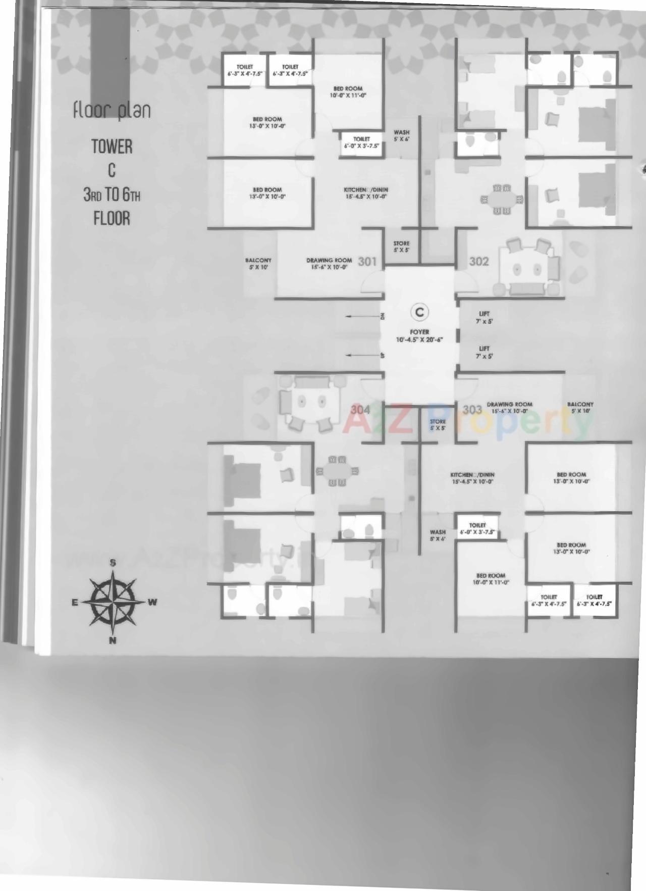 Layout of real estate project Deval Gurukrupa located at Chandlodiya, Ahmedabad, Gujarat