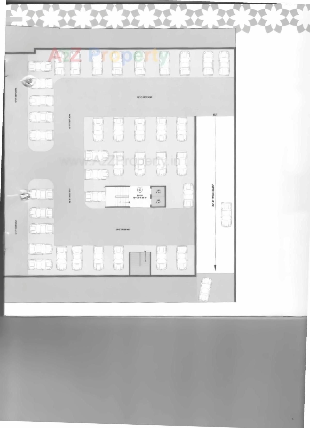 Layout of real estate project Deval Gurukrupa located at Chandlodiya, Ahmedabad, Gujarat
