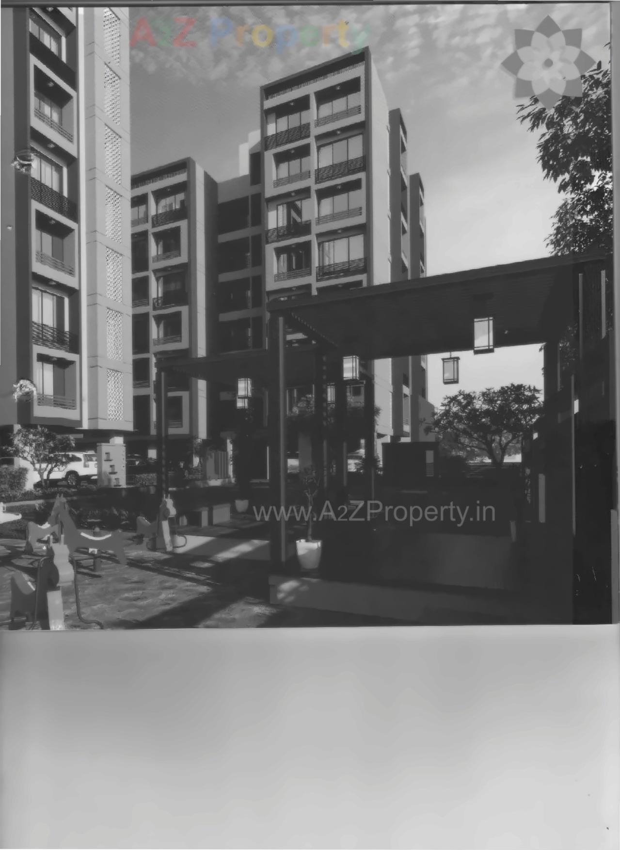 3D Elevation of real estate project Deval Gurukrupa located at Chandlodiya, Ahmedabad, Gujarat