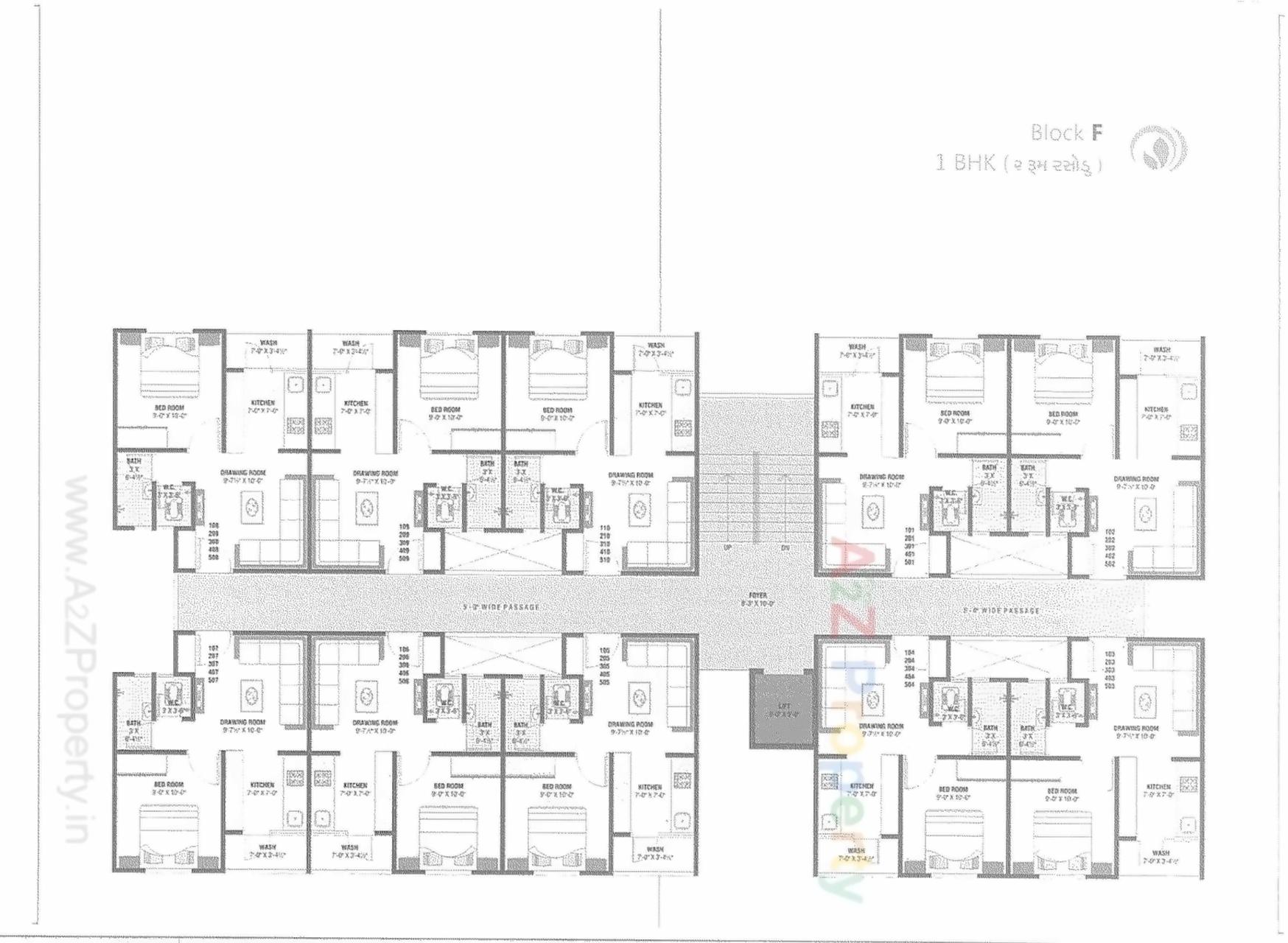 Layout of real estate project Devam Residency located at Aslali, Ahmedabad, Gujarat