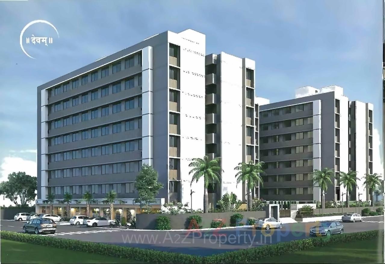 3D Elevation of real estate project Devam located at Jagatpur, Ahmedabad, Gujarat