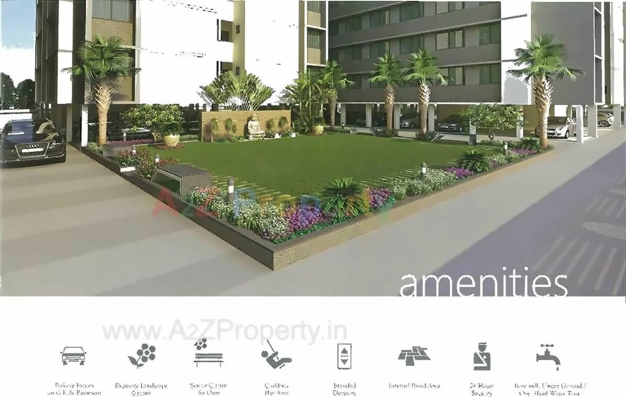 3D Elevation of real estate project Devam located at Jagatpur, Ahmedabad, Gujarat