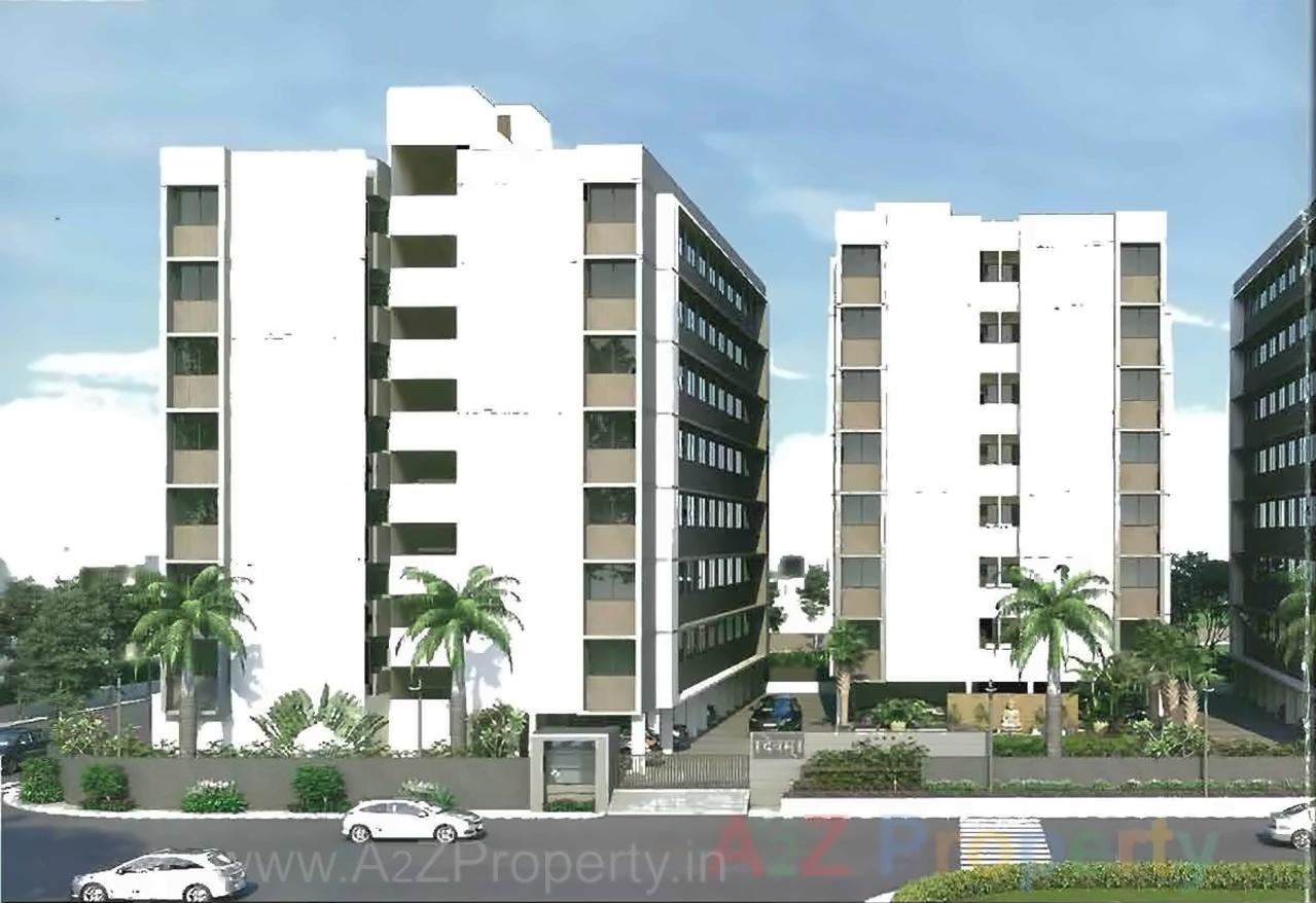 3D Elevation of real estate project Devam located at Jagatpur, Ahmedabad, Gujarat
