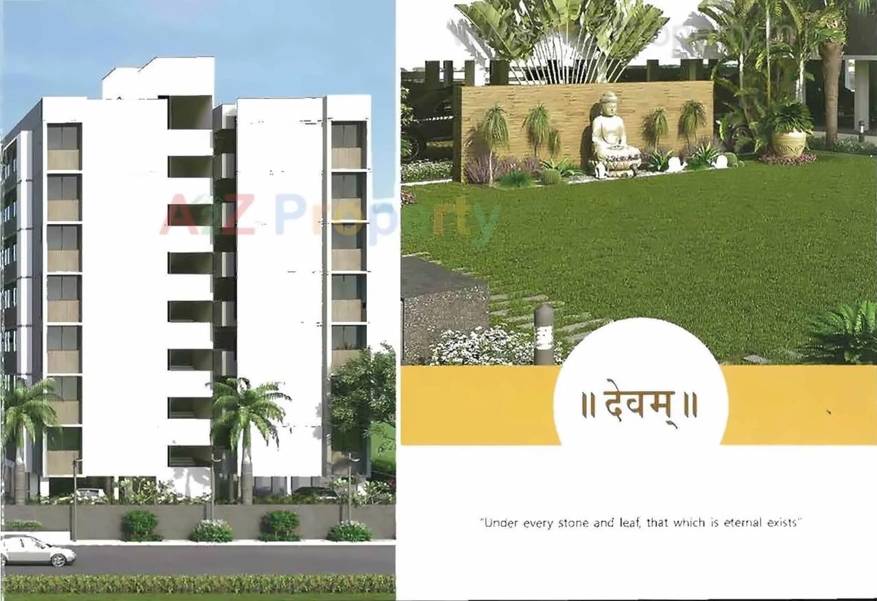 3D Elevation of real estate project Devam located at Jagatpur, Ahmedabad, Gujarat