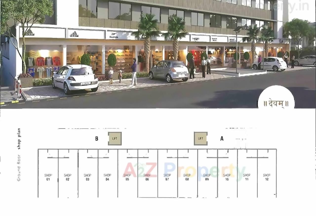  of real estate project Devam located at Jagatpur, Ahmedabad, Gujarat